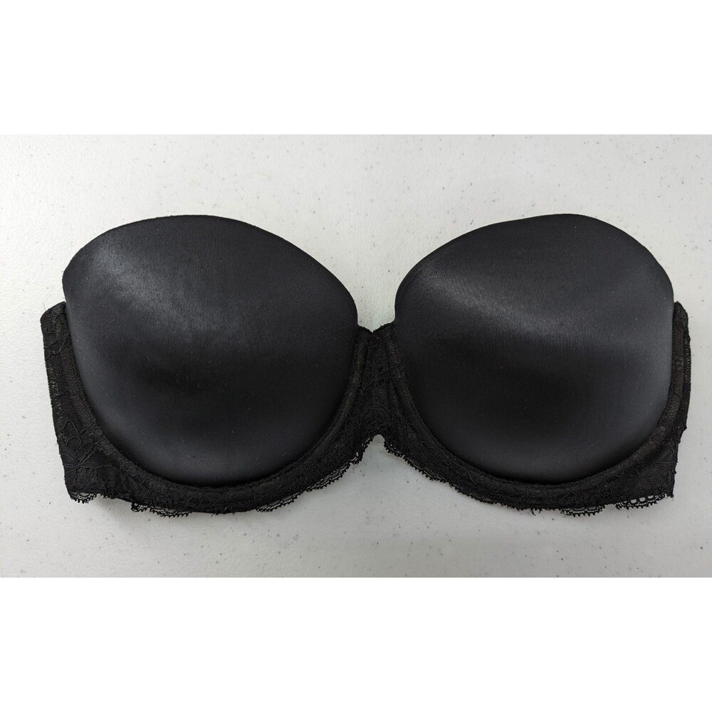 Victoria's Secret PINK Bra Women’s 34D Black Lace Push Up Multi-Way